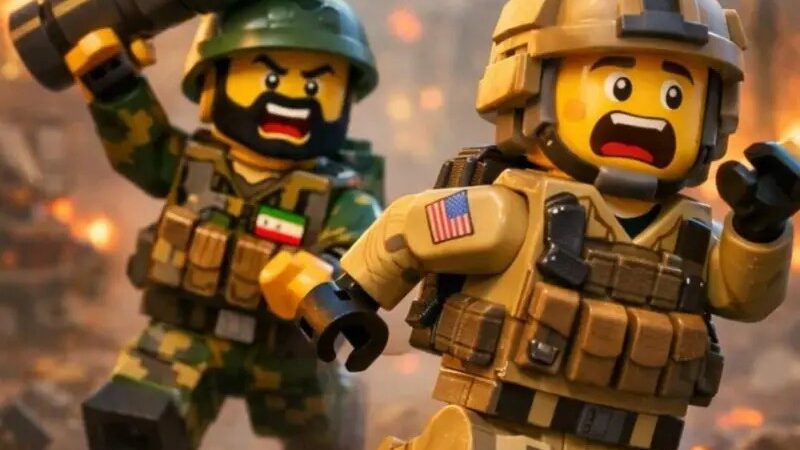 Vídeos em estilo Lego com IA viralizam como propaganda pró-Irã na guerra contra os EUA