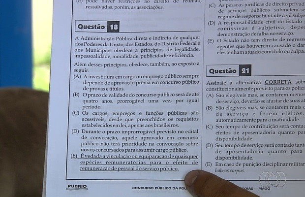MP-GO solicita suspensão urgente do concurso da Polícia Militar por irregularidades