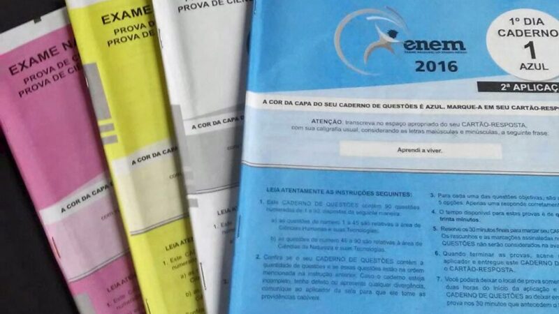 Perícia aponta falhas na correção das provas do Enem 2016 aplicadas em datas diferentes