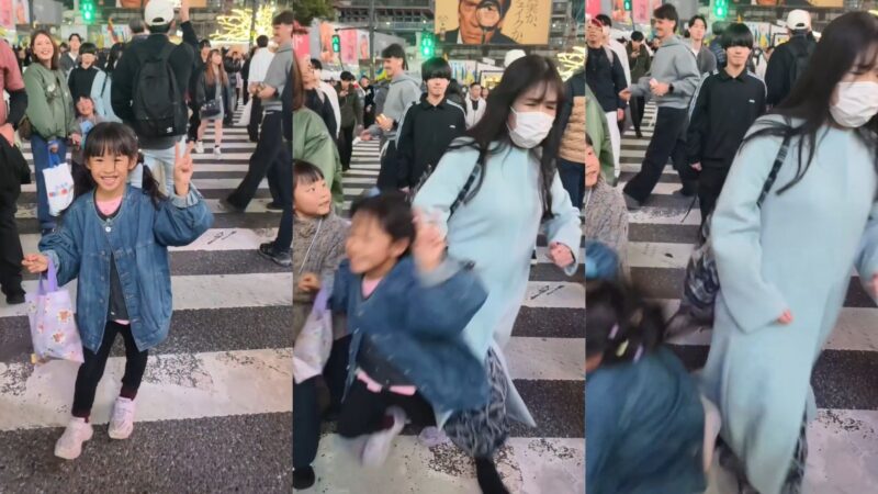 Vídeo mostra criança empurrada no cruzamento de Shibuya, em Tóquio, e gera revolta online