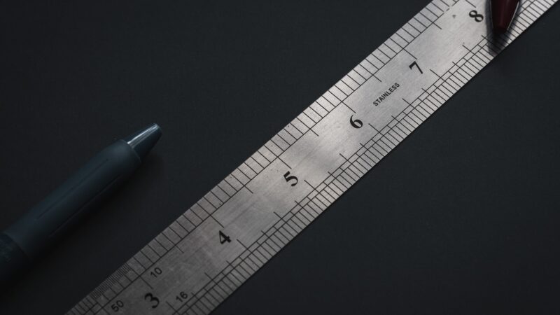Por que as réguas têm um espaço antes do zero na marcação?
