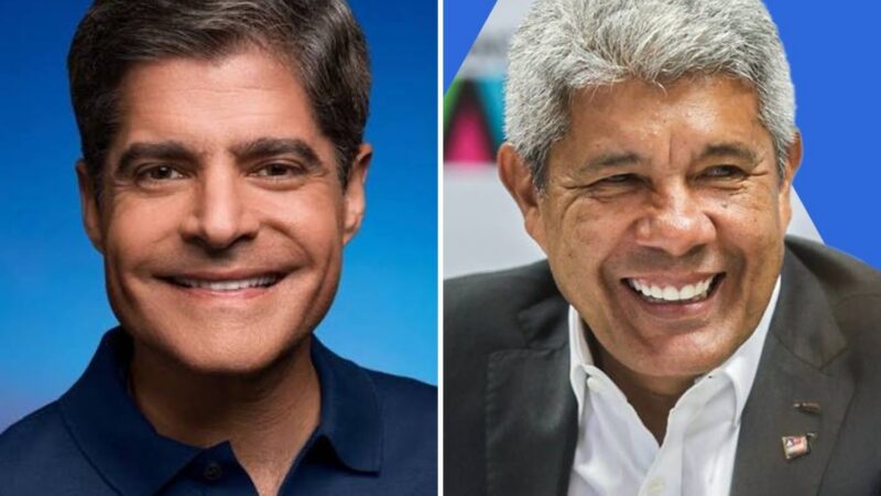 Pesquisa Quaest aponta empate técnico entre ACM Neto e Jerônimo Rodrigues para governo da Bahia