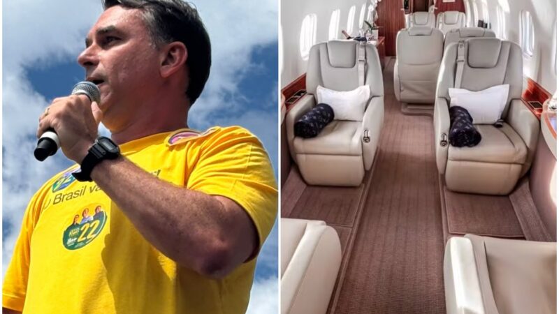 Flávio Bolsonaro viajou em 2025 em jato ligado a Daniel Vorcaro e a advogado sob investigação