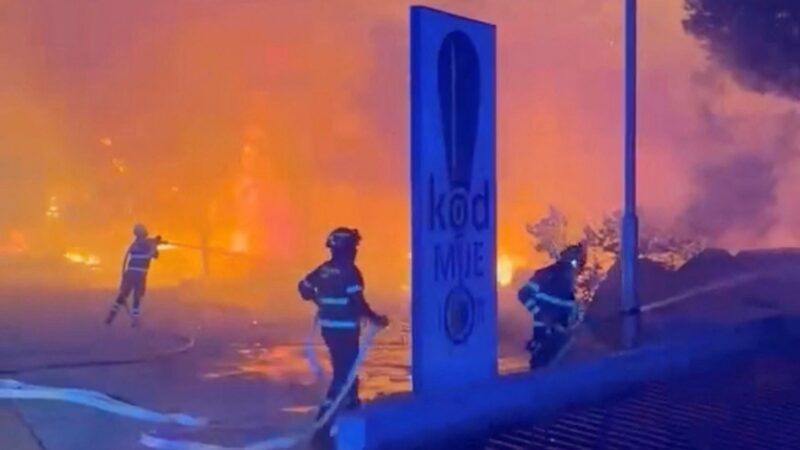 Incêndio em cidade turística da Croácia deixa um morto e dezenas de feridos