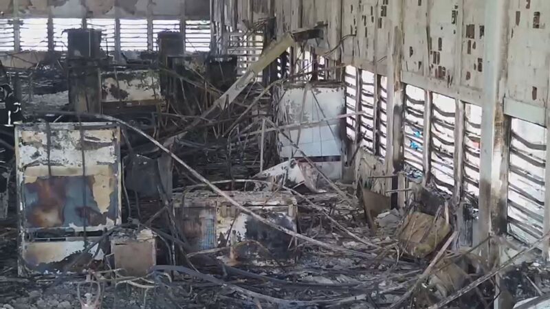 Polícia Federal usa drone e robô para perícia em prédio da UFPE destruído por incêndio